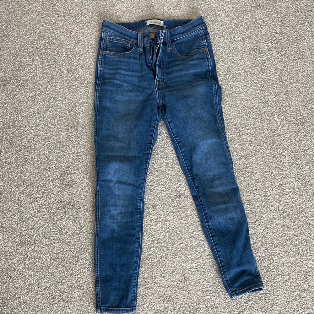 Madewell Blue Skinny Jeans Classic Denim